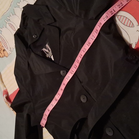 NWT,Vintage 80's,Black,Midi,Coat with Removable Fleece Lining,Deep Front Pockets - Picture 12 of 16